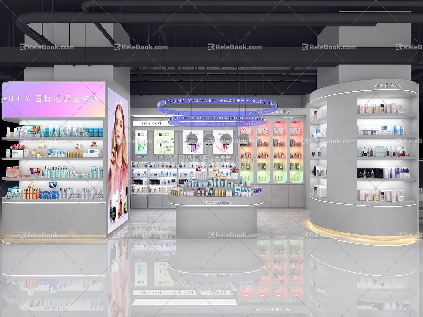 Cosmetic shop Beauty shop Cosmetic shop Skin care shop Cosmetic shop Specialty shop Beauty shop Experience shop model