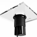 Transparent Acrylic Switch Panel With Modern Black Base And Sleek Design