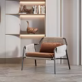 Modern single sofa single chair 3d model