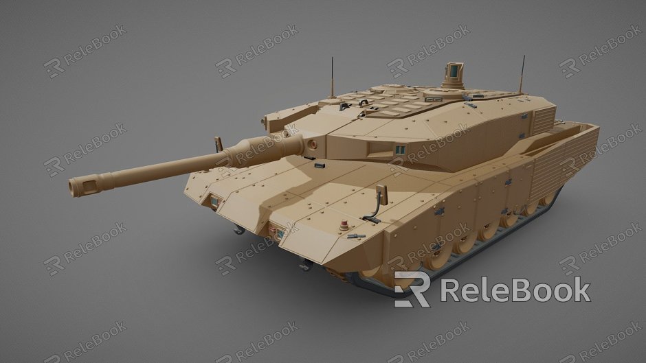 Leopard 2A7 Tank model