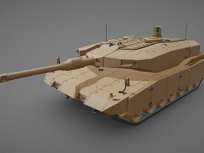 Leopard 2A7 Tank model