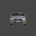 Silver Honda MPV Car With Family Friendly Design Sleek Exterior And Alloy Wheels