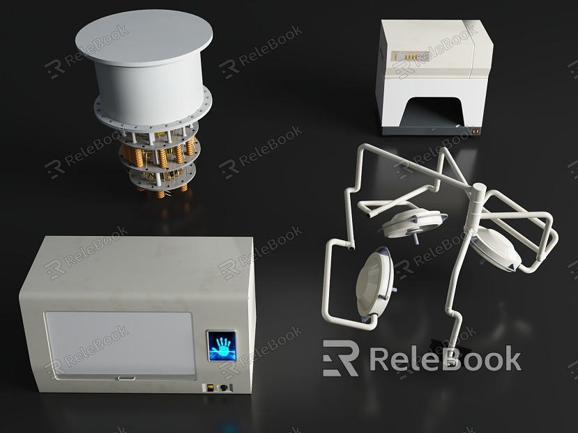 Operating lamp Laboratory equipment Quantum computer Laboratory working platform Laboratory instrument model