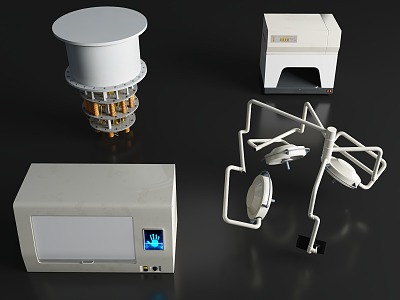 Operating lamp Laboratory equipment Quantum computer Laboratory working platform Laboratory instrument model