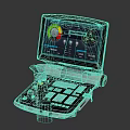 Advanced Medical Monitoring Equipment With Large Display Real Time Data Charts And Control Panel