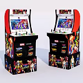 Modern game machine Old game machine 3d model