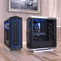 Modern computer mainframe 3d model
