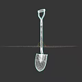 Hardware Tools Sturdy Metal Shovel With Wooden Handle For Outdoor Gardening Work
