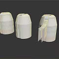 White Paper Craft Spacecraft Models With Folded Structural Design For Cosmic Exploration