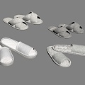 Modern slippers 3d model