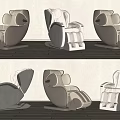Sleek Modern Massage Chair Models With Ergonomic Design And Premium Upholstery