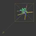 Aerial View Planning of Modern Buildings With Greenery Roads and Basketball Court