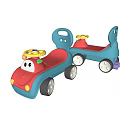 Red And Blue Children's Bicycles With Cartoon Design And Training Wheels