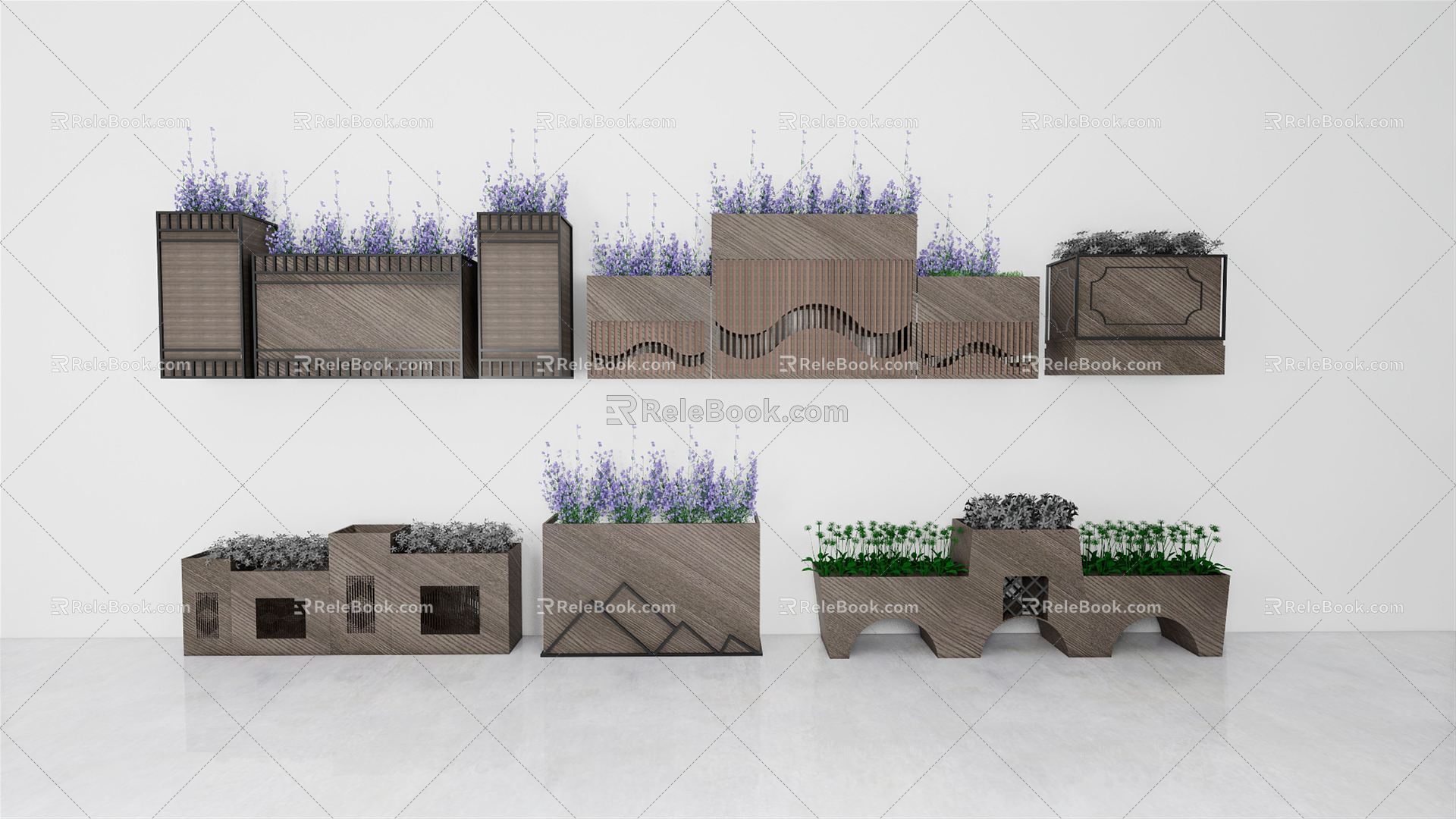 Modern Flower Box model