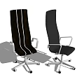 Modern Office Chair With Ergonomic Design Swivel Wheels And Adjustable Backrest