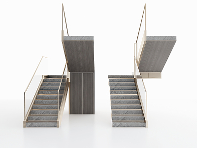 Modern Stairs 3d model