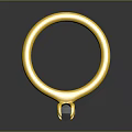 Elegant Gold Ring With Large Sparkling Diamond Classic Fashion Accessory