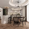 Modern Living Room Interior With Brown Sofas Round White Coffee Table Circular Chandeliers Staircase And Bookshelves