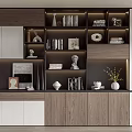 Modern Bookcase Bookshelf 3d model