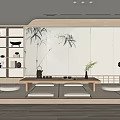 New Chinese Tea Room 3d model