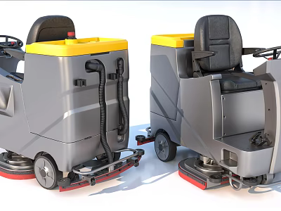 Self Propelled Floor Scrubbers For Cleaning 3d model