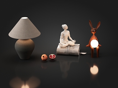 Table lamp ornaments model