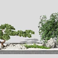 New Chinese landscape sketch 3d model