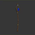 Scepter Ancient Scepter Cane Ancient Scepter Magic Scepter Metal Scepter Classical Scepter Magic Scepter 3d model