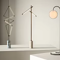 Modern floor lamp floor lamp combination 3d model