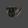 Medieval Metal Helmet With Spiked Top And Circular Hole Visor Decorative Armor