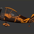 Modern Aircraft Cartoon Aircraft Vintage Aircraft World War II Aircraft 3d model