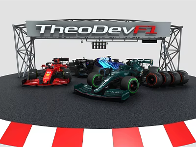 Modern Racing Formula One 3d model