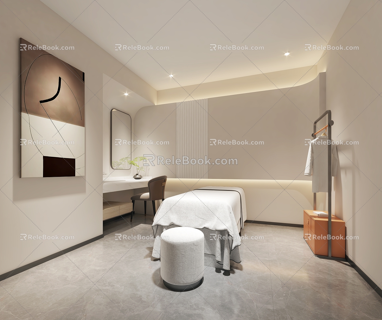 Modern SPA Beauty Shop Beauty Salon Box Room Beauty Room Treatment Room Private Room 3d model