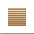Brown Venetian Blinds For Home Interior Light Control And Privacy 3d model