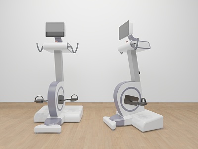 Modern medical equipment upper and lower limb rehabilitation device 3d model