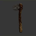Stone Axe Stone Age Original Tool Original Weapon Stone Hammer Warhammer Cartoon Hammer 3d model