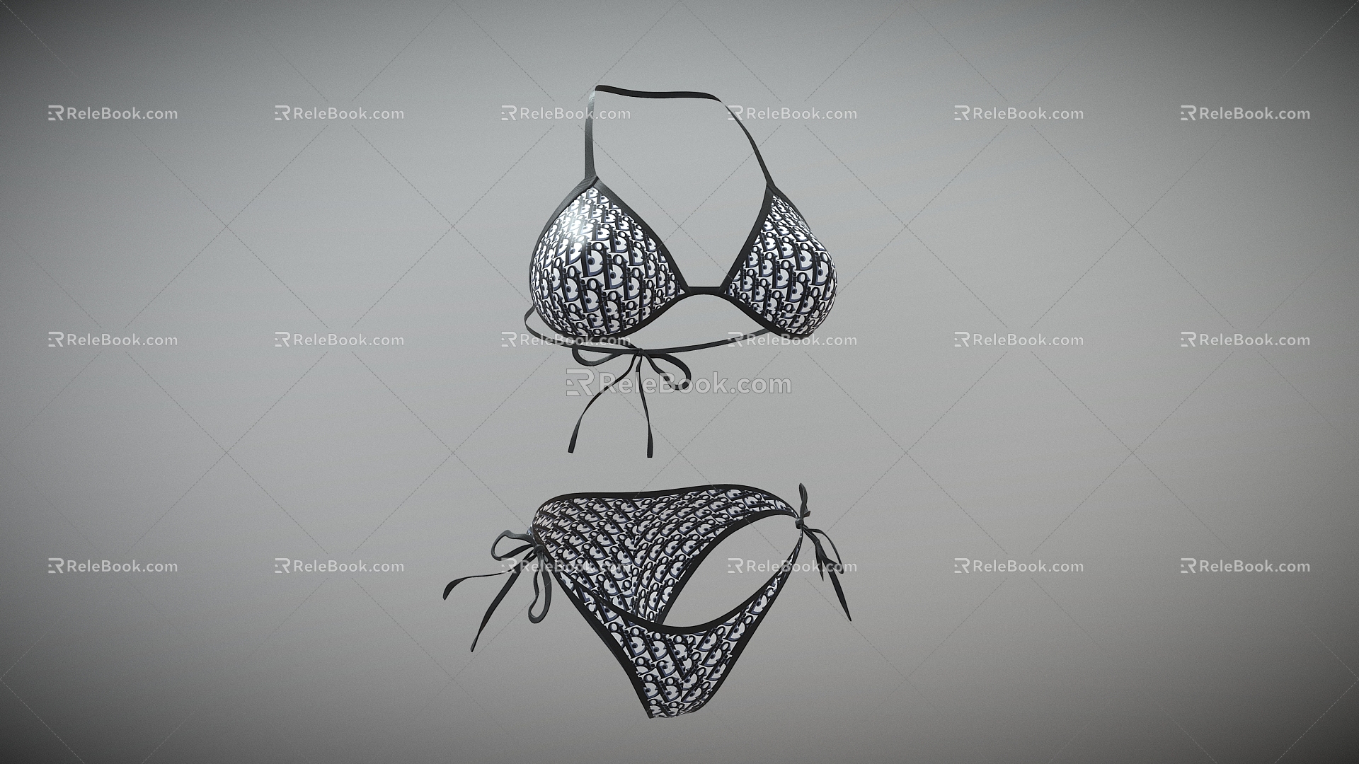 Women's Bikini Underwear 3d model