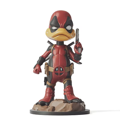 Modern Toys Deadpool Donald Duck Toys 3d model