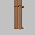 Modern Vertical Linear Gold Metal Wall Lamp For Home Interior Decoration