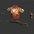 Armor Battle Armor Ancient Armor Ancient Armor Ancient Armor Ancient Armor Ancient War Helmet 3d model