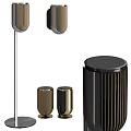 Elegant Modern Wireless Bluetooth Headphones And Speakers With Sleek Gold Black Design