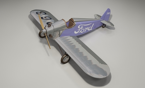 modern aircraft 3d model