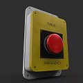 Emergency Panic Switch Panel with Red Button for Safety Alert System