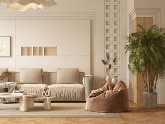 The Silent Living Room 3d model