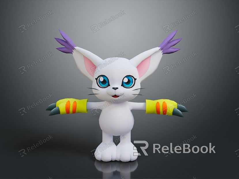 Fox Cartoon Fox Small Fox Cartoon Characters Cartoon Animals Cartoon Small Animals Game Characters model