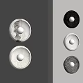 Modern Round Wall Sconces With Marble Stone Design For Elegant Indoor Home Lighting Decor