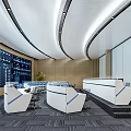 Dispatcher Room of Modern Command Center 3d model