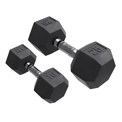 modern dumbbell fitness dumbbell 3d model