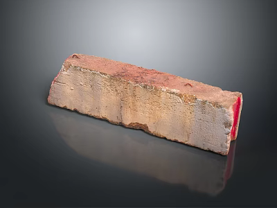 Durable Red Brick as Essential Building Material in Modern Construction Projects 3d model