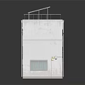 Family Restaurant Building Exterior With Two Story Structure Red Signage And Windows